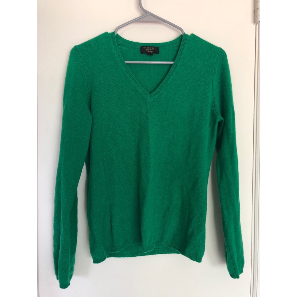 Green Cashmere Sweater